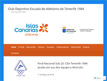 Tablet Screenshot of ceatenerife.com